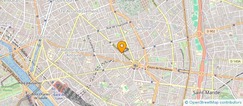 localisation de l'entreprise MADAME OLIVIA DESRAYAUD à PARIS