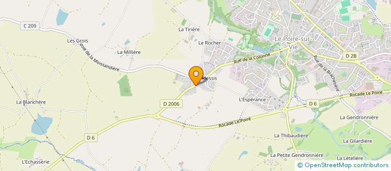 localisation de l'entreprise MADAME OLIVIA DETERVILLE à LE POIRE-SUR-VIE