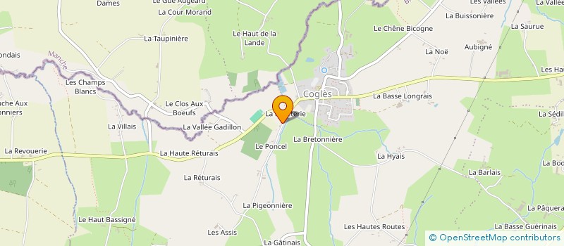 localisation de l'entreprise MADAME OLIVIA DI COSTANZO  LES PORTES DU COGLAIS