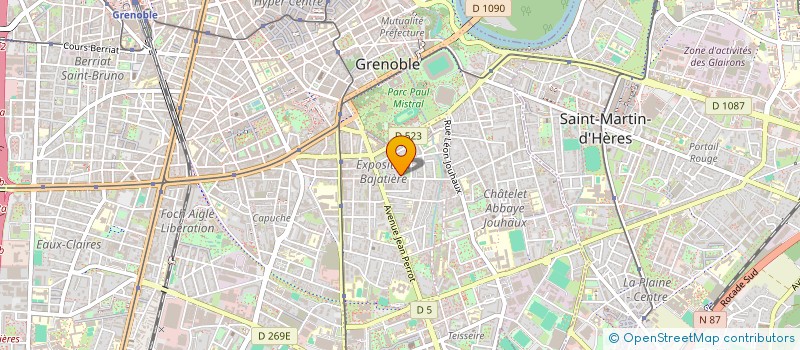 localisation de l'entreprise MADAME OLIVIA DICK  GRENOBLE