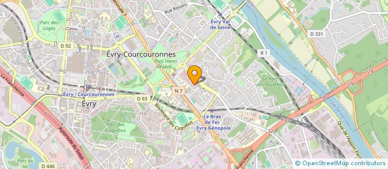 localisation de l'entreprise MADAME OLIVIA DIMUNDU  EVRY-COURCOURONNES