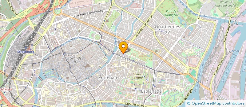 localisation de l'entreprise MADAME OLIVIA DONNEAU  STRASBOURG