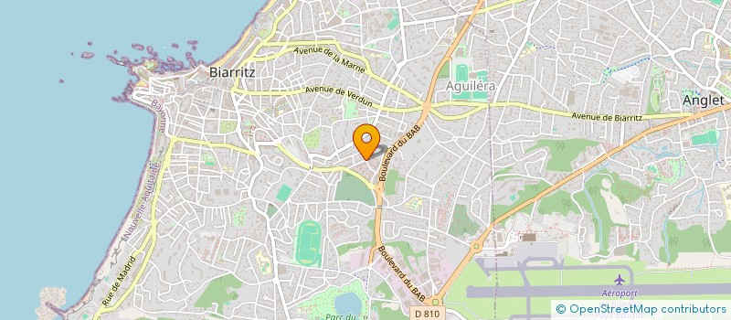 localisation de l'entreprise MADAME OLIVIA DUBAYLE  BIARRITZ