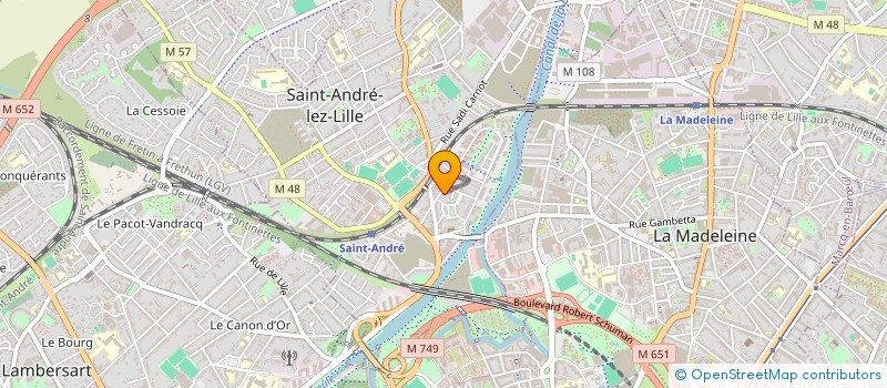 localisation de l'entreprise MADAME OLIVIA DUBUS à SAINT-ANDRE-LEZ-LILLE