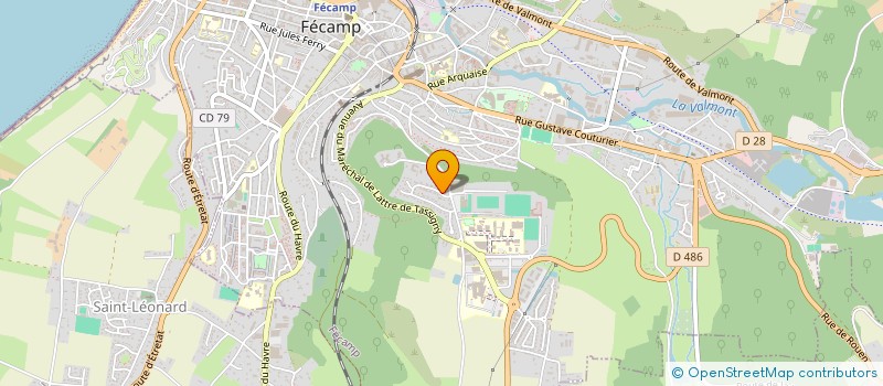 localisation de l'entreprise MADAME OLIVIA DUCLOS  FECAMP