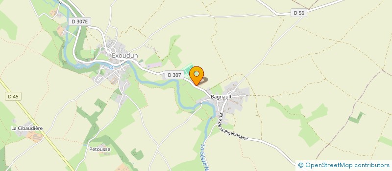 localisation de l'entreprise MADAME OLIVIA DUMONT  EXOUDUN