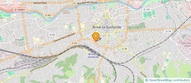 localisation de l'entreprise MADAME OLIVIA DUMONT  BRIVE-LA-GAILLARDE