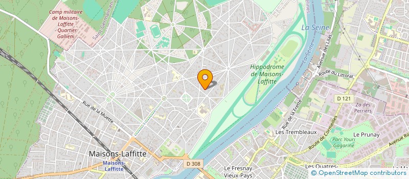 localisation de l'entreprise MADAME OLIVIA DUPONT  MAISONS-LAFFITTE