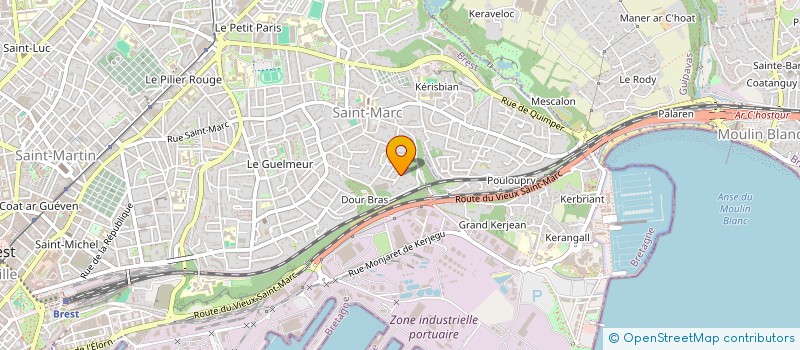 localisation de l'entreprise MADAME OLIVIA DUPUIS à BREST