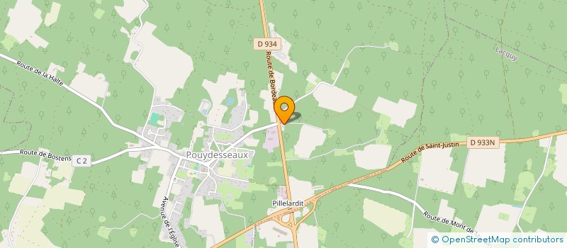localisation de l'entreprise MADAME OLIVIA DUTHIL  POUYDESSEAUX
