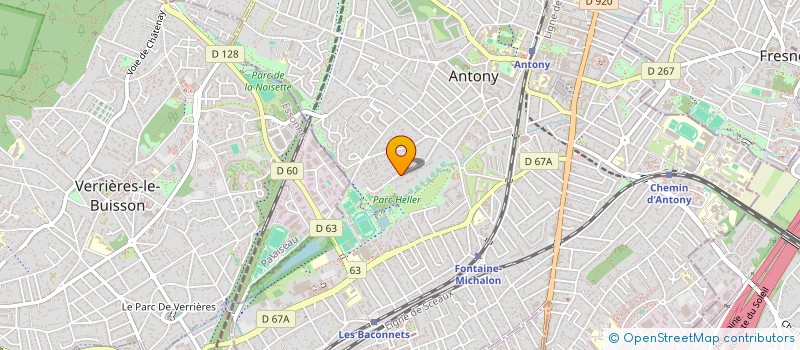 localisation de l'entreprise MADAME OLIVIA ERNOULT à ANTONY