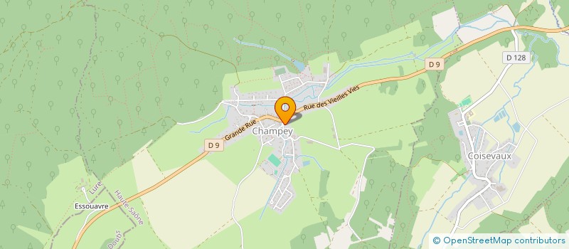 localisation de l'entreprise MADAME OLIVIA ERNWEIN  CHAMPEY