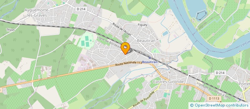 localisation de l'entreprise MADAME OLIVIA ETCHECHOURY  LEOGNAN