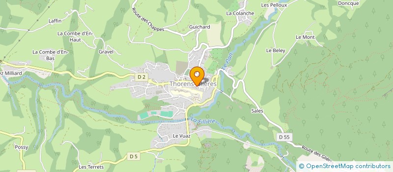 localisation de l'entreprise MADAME OLIVIA EVELETTE  FILLIERE