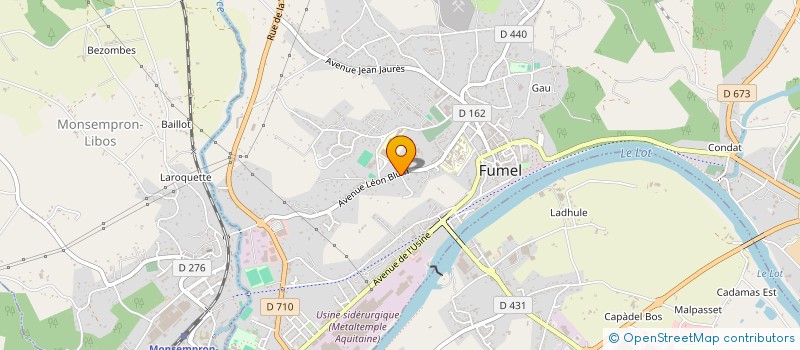 localisation de l'entreprise MADAME OLIVIA EXPOSTO  FUMEL