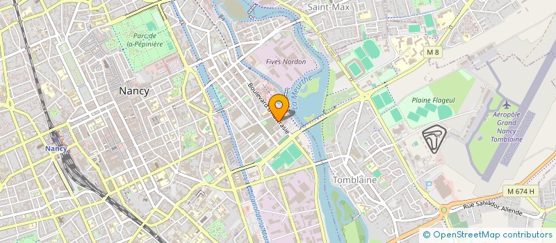 localisation de l'entreprise MADAME OLIVIA FERRY  NANCY