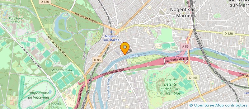 localisation de l'entreprise MADAME OLIVIA FOGEL à NOGENT-SUR-MARNE