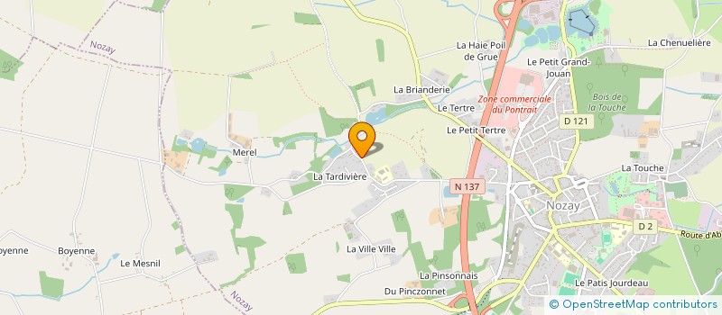 localisation de l'entreprise MADAME OLIVIA FORESTIER à NOZAY