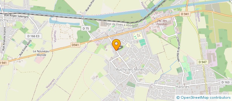 localisation de l'entreprise MADAME OLIVIA GAMETOU  AUCHY-LES-MINES