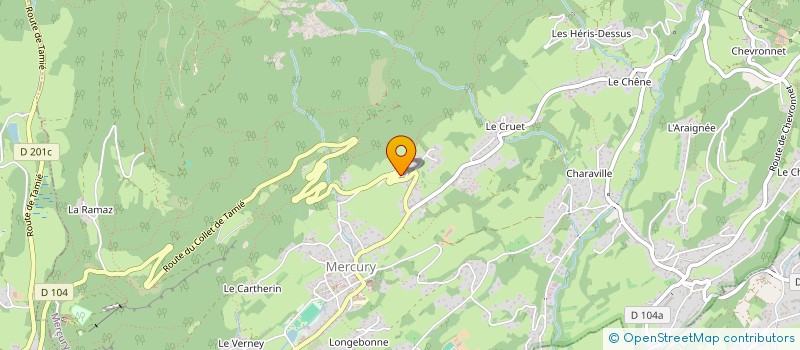 localisation de l'entreprise MADAME OLIVIA GARNIER  MERCURY