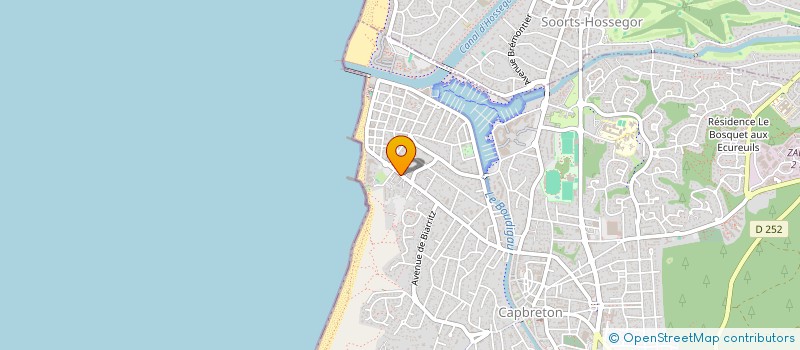 localisation de l'entreprise MADAME OLIVIA GAUTIER  CAPBRETON