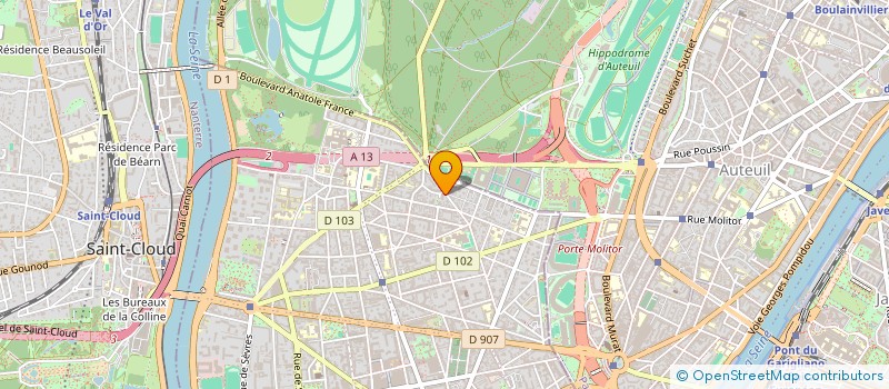 localisation de l'entreprise MADAME OLIVIA GERHARD à BOULOGNE-BILLANCOURT