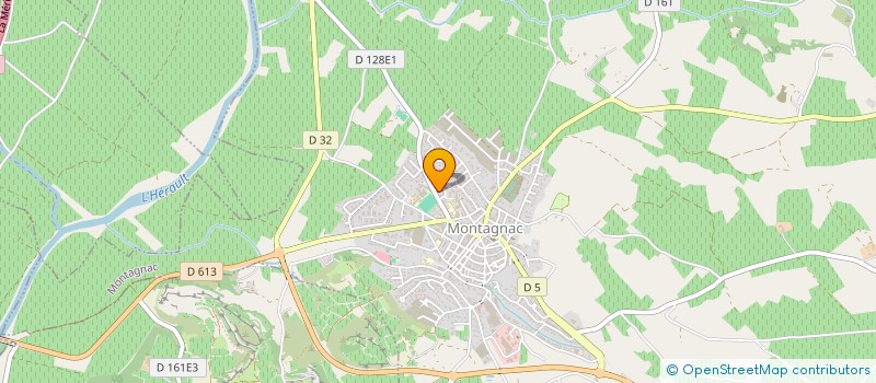 localisation de l'entreprise MADAME OLIVIA GINER à MONTAGNAC