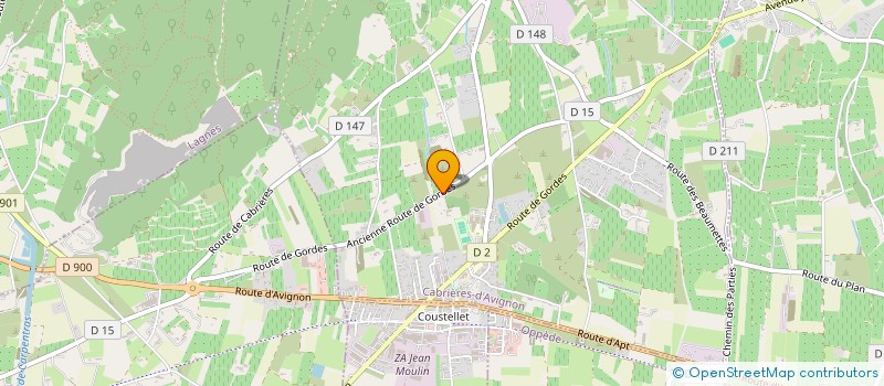 localisation de l'entreprise MADAME OLIVIA GIRARD  CABRIERES-D'AVIGNON