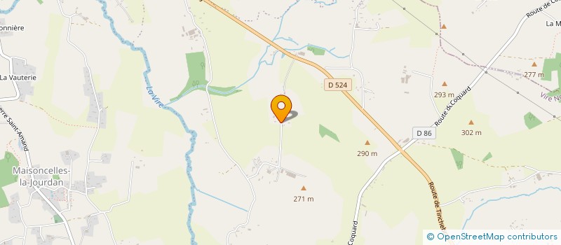 localisation de l'entreprise MADAME OLIVIA GIRES  VIRE NORMANDIE