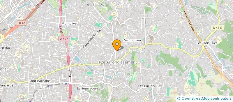 localisation de l'entreprise MADAME OLIVIA GIRY à MARSEILLE 12EME