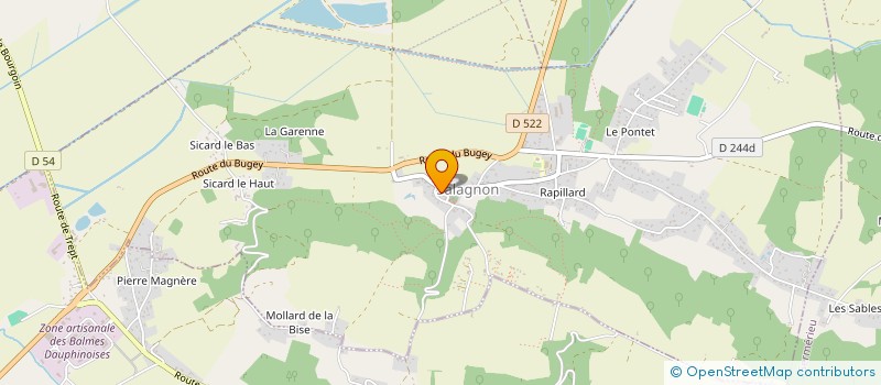 localisation de l'entreprise MADAME OLIVIA GODARD  SALAGNON