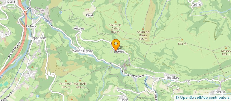 localisation de l'entreprise MADAME OLIVIA GOMES  SAINT-CREAC