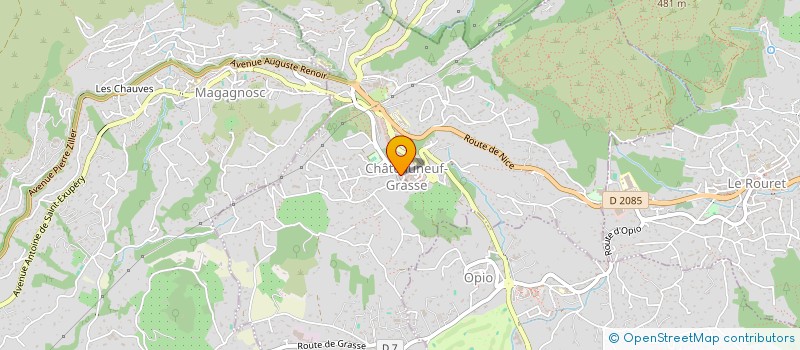 localisation de l'entreprise MADAME OLIVIA GRABOWSKA  CHATEAUNEUF-GRASSE