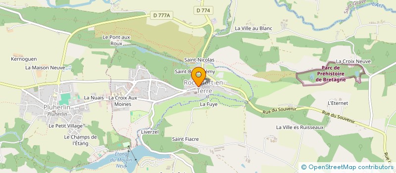 localisation de l'entreprise MADAME OLIVIA HAMEL  ROCHEFORT-EN-TERRE