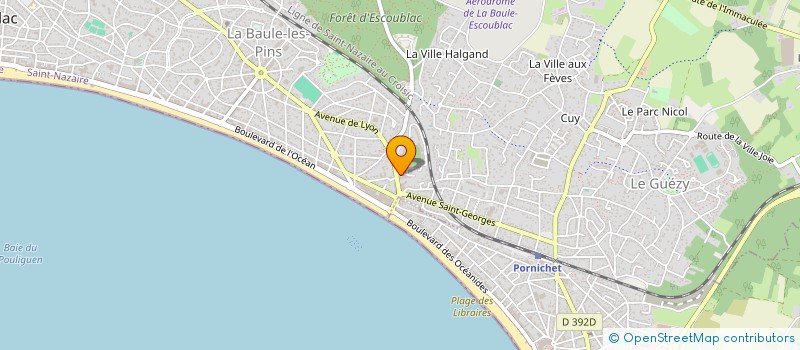 localisation de l'entreprise MADAME OLIVIA HAUMONT à LA BAULE-ESCOUBLAC