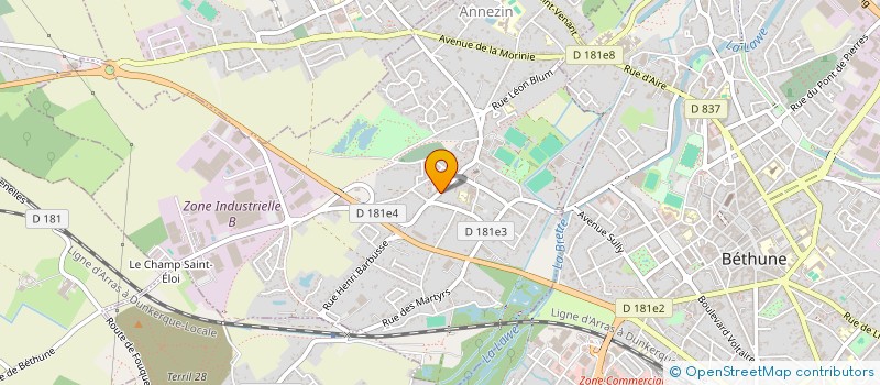 localisation de l'entreprise MADAME OLIVIA HAVEGHEER à FOUQUIERES-LES-BETHUNE