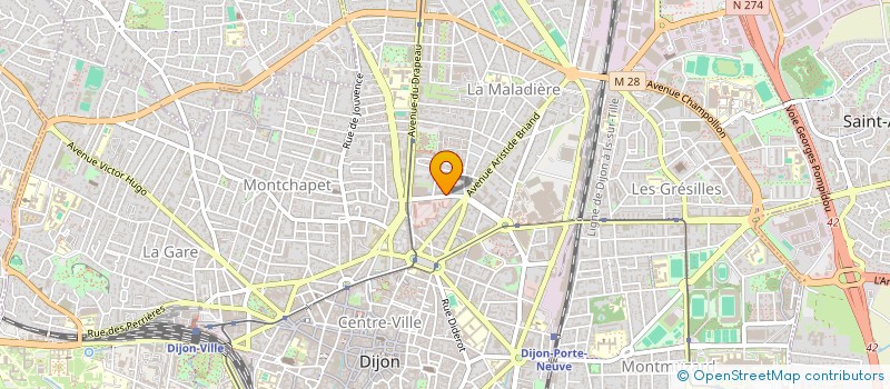 localisation de l'entreprise MADAME OLIVIA HERODIER à DIJON