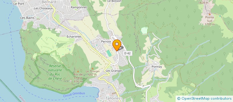 localisation de l'entreprise MADAME OLIVIA HIRSCHBERG  TALLOIRES-MONTMIN