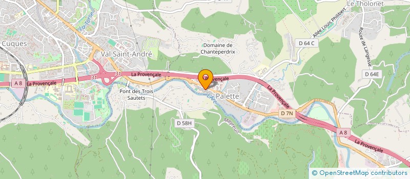 localisation de l'entreprise MADAME OLIVIA HOCHE  LE THOLONET