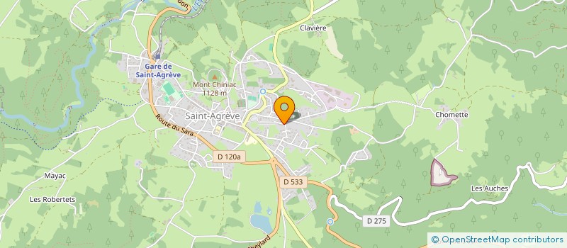 localisation de l'entreprise MADAME OLIVIA HOCQUAUX  SAINT-AGREVE