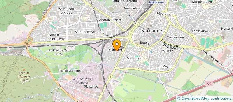 localisation de l'entreprise MADAME OLIVIA HORNIECK  NARBONNE