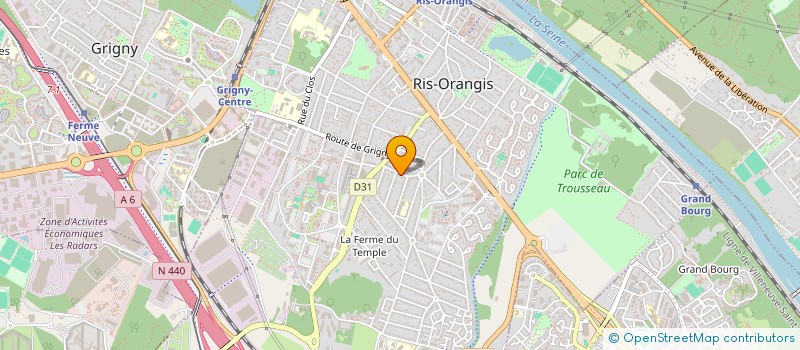 localisation de l'entreprise MADAME OLIVIA INDZEMBIS DAVANGA  RIS-ORANGIS