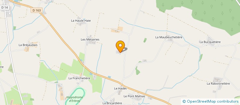 localisation de l'entreprise MADAME OLIVIA JANE LINTON à ERBRAY