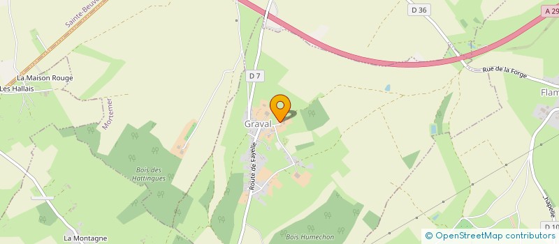 localisation de l'entreprise MADAME OLIVIA JEANNE  GRAVAL