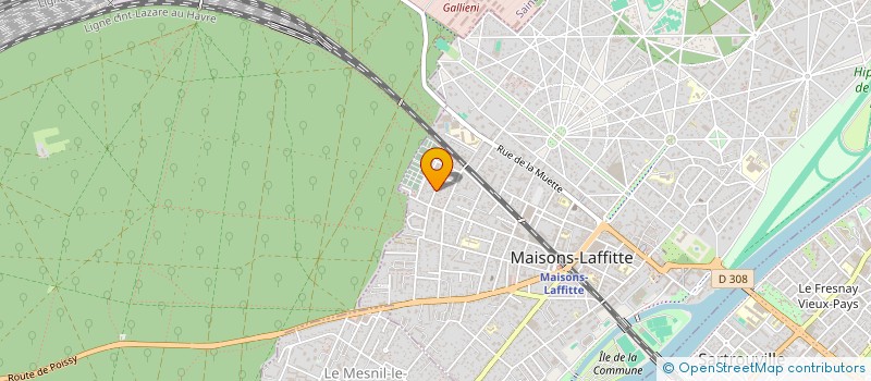 localisation de l'entreprise MADAME OLIVIA JOAO  LE MESNIL-LE-ROI