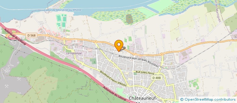 localisation de l'entreprise MADAME OLIVIA JOUSSEMET  CHATEAUNEUF-LES-MARTIGUES