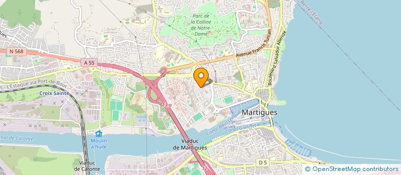 localisation de l'entreprise MADAME OLIVIA JURADO à MARTIGUES