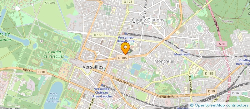 localisation de l'entreprise MADAME OLIVIA KLIFA à VERSAILLES
