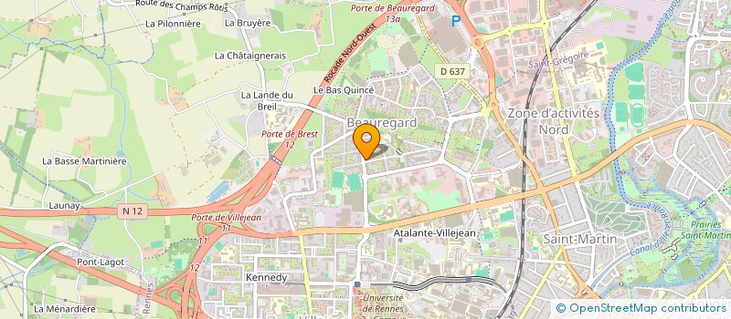 localisation de l'entreprise MADAME OLIVIA KPEGLO  RENNES