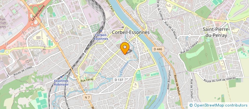 localisation de l'entreprise MADAME OLIVIA LABAURE à CORBEIL-ESSONNES